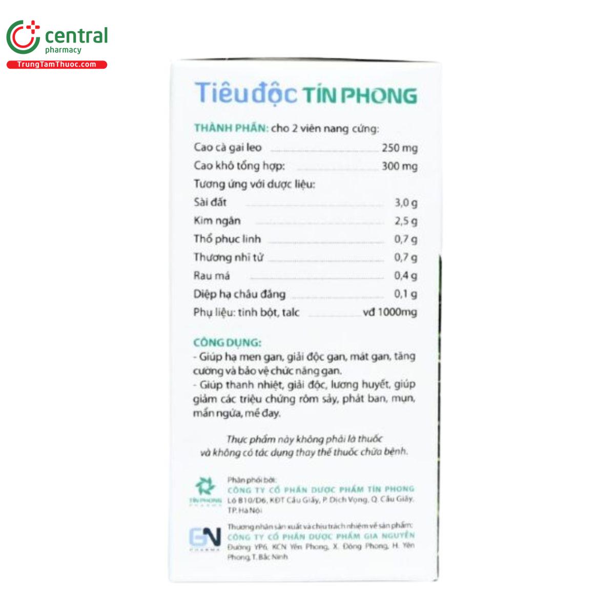 vien uong tieu doc tin phong 5 H2663