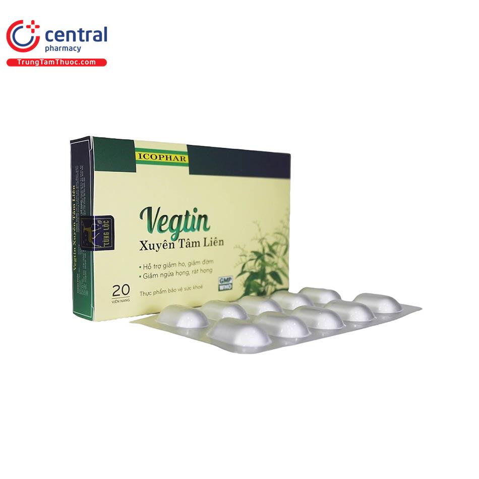 Viên uống Vegtib Xuyên Tâm Liên