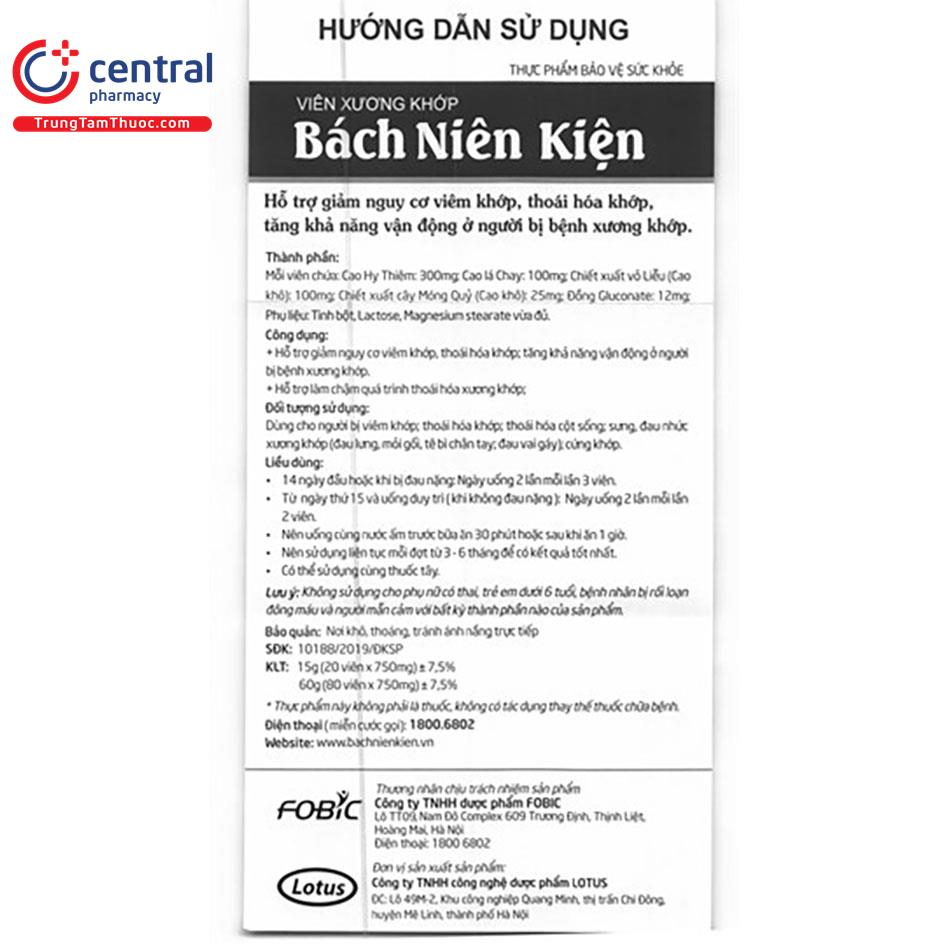 vien xuong khop bach nien kien vi 8 D1118