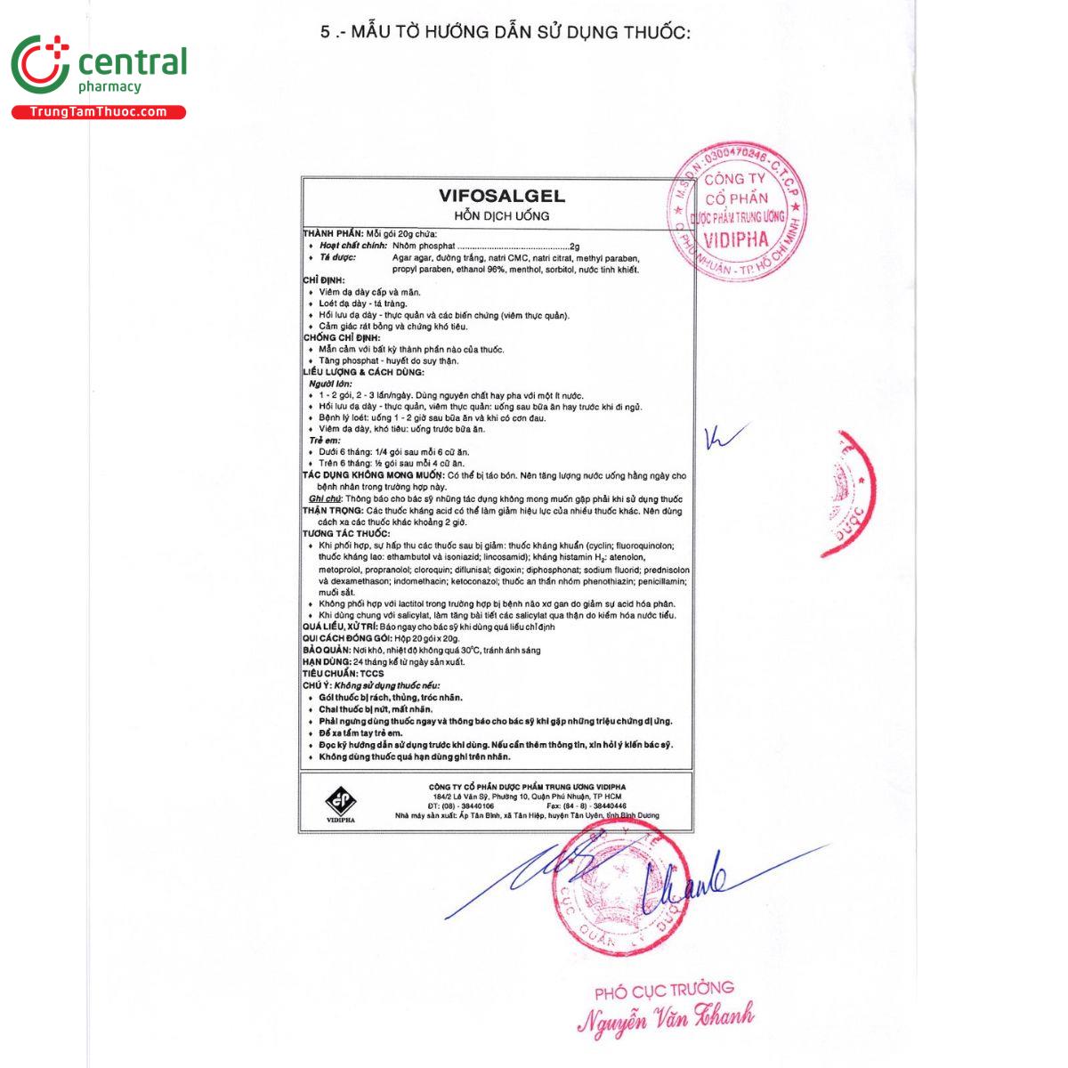 vifosalgel 2g R7847 vifosalgel 2g R7847