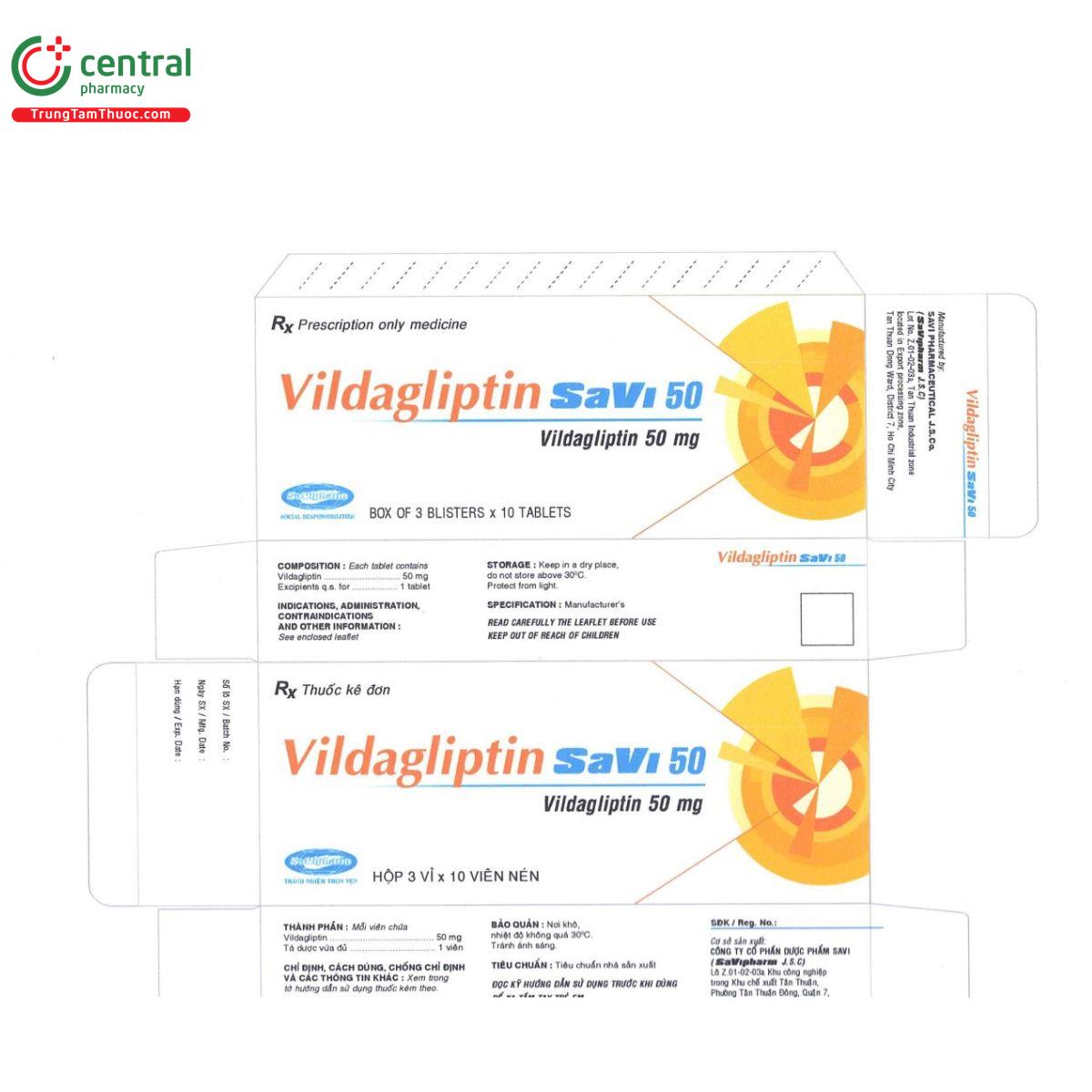 vildagliptin savi 50 4 A0122 vildagliptin savi 50 4 A0122