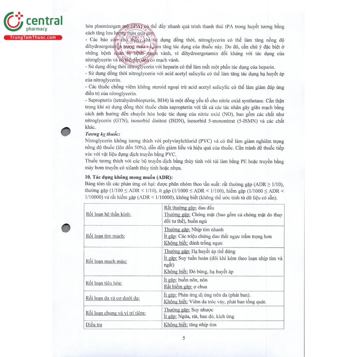 vinceryl 10mg 10ml 9 O5857