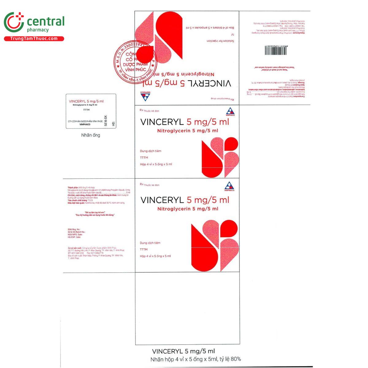 vinceryl 5mg5ml 2 H3522 vinceryl 5mg5ml 2 H3522