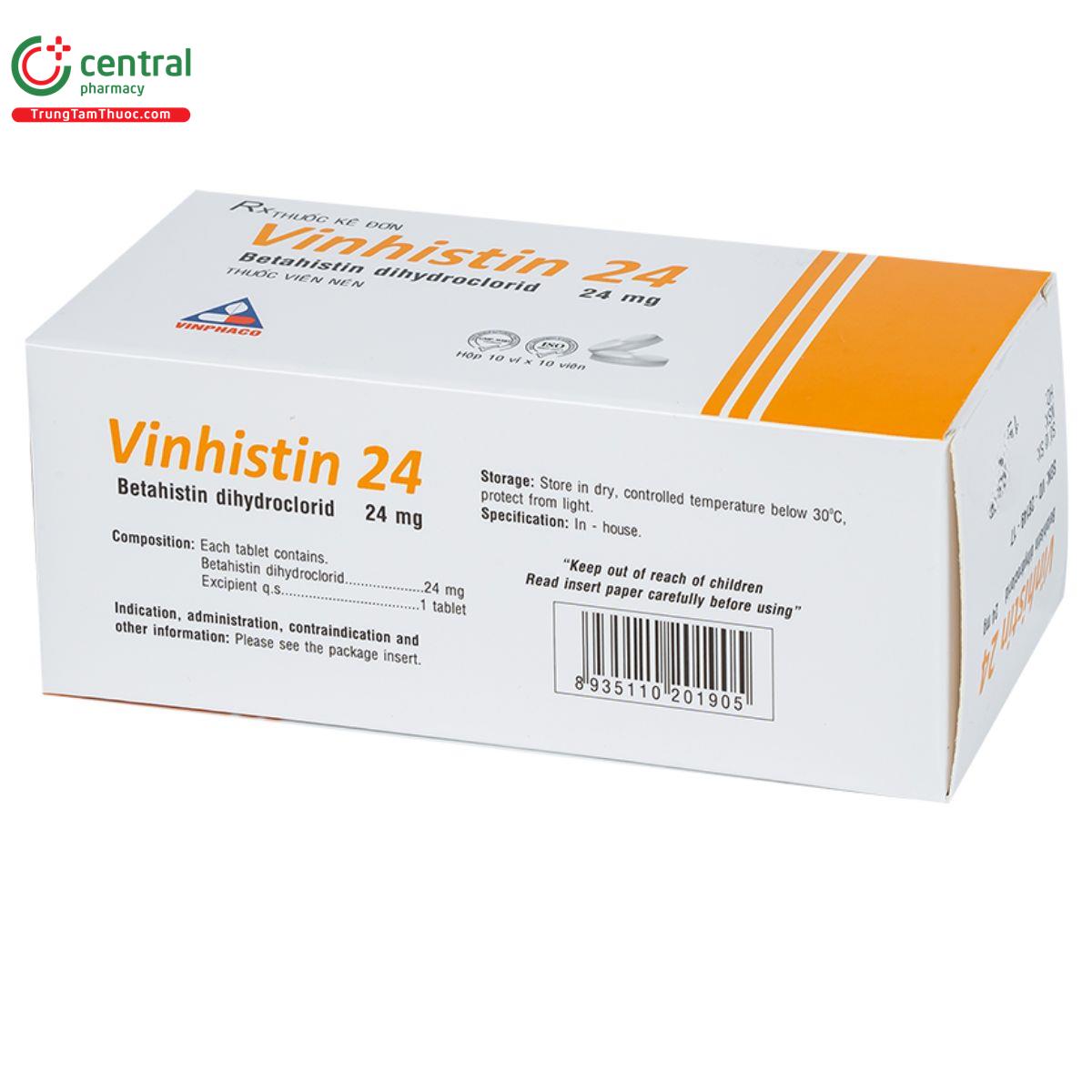 vinhistin 24mg 14 E2260