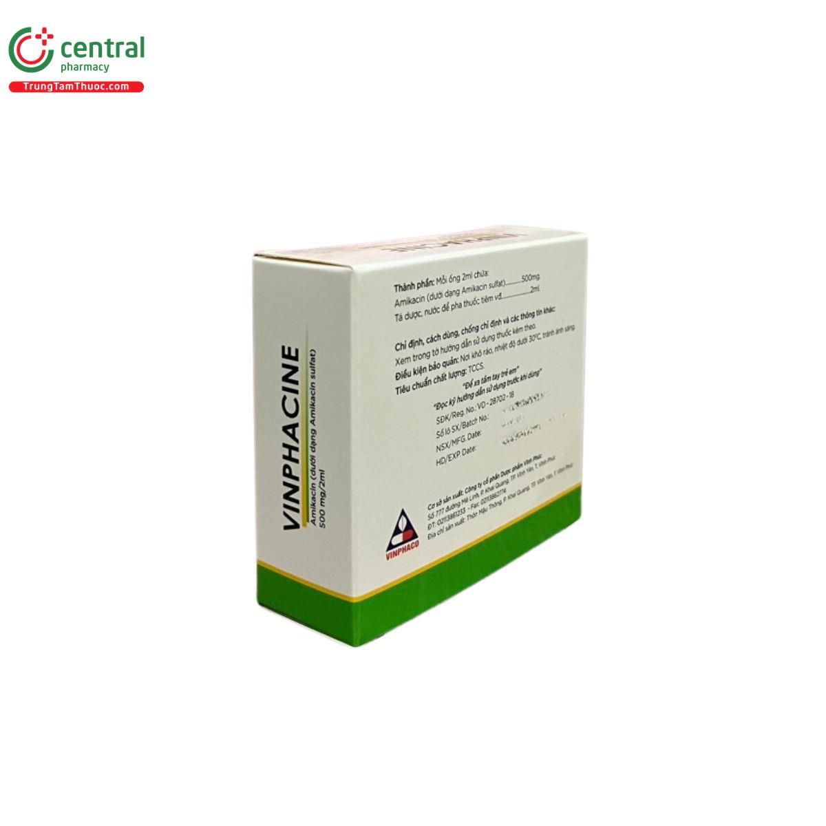 vinphacine 500mg 2ml 9 H3576