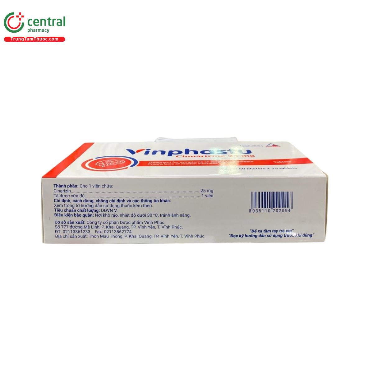 vinphastu 25mg 5 P6375