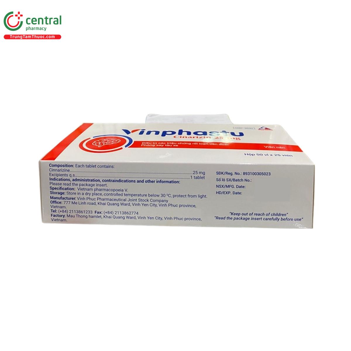 vinphastu 25mg 6 J3648