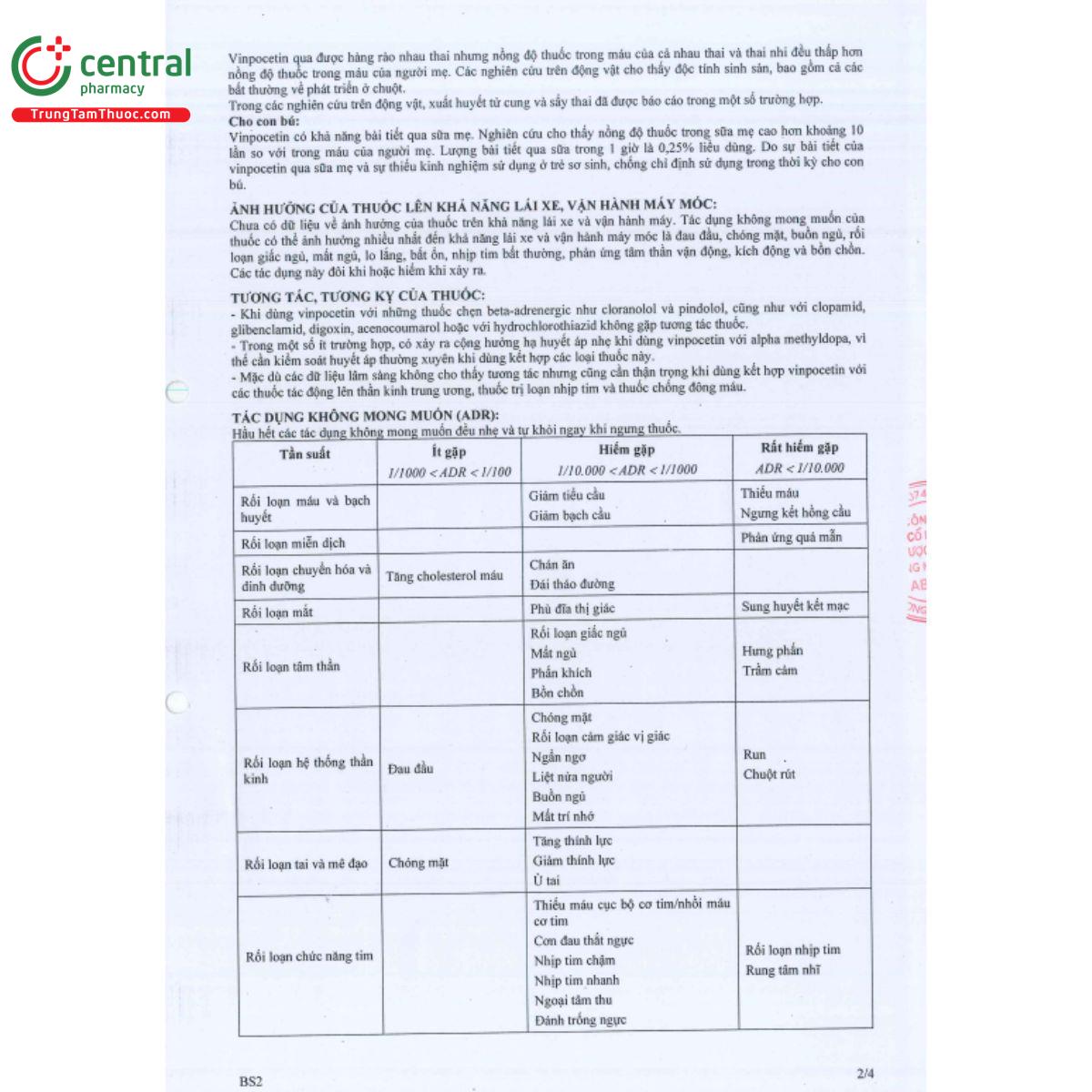 vinpoacne 10mg 4 L4324