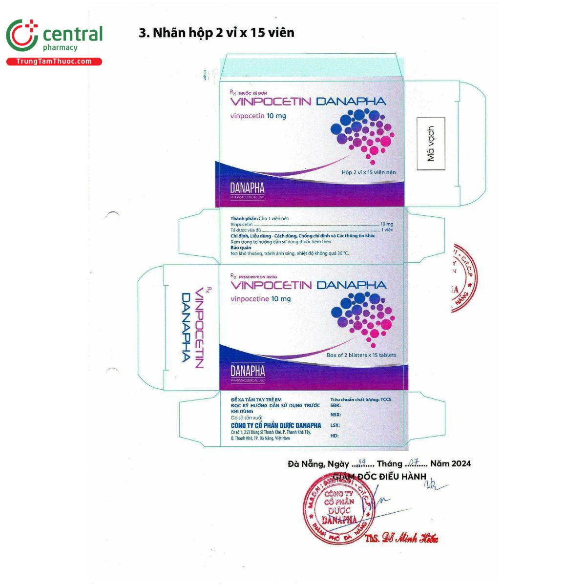 vinpocetin danapha 3 P6341