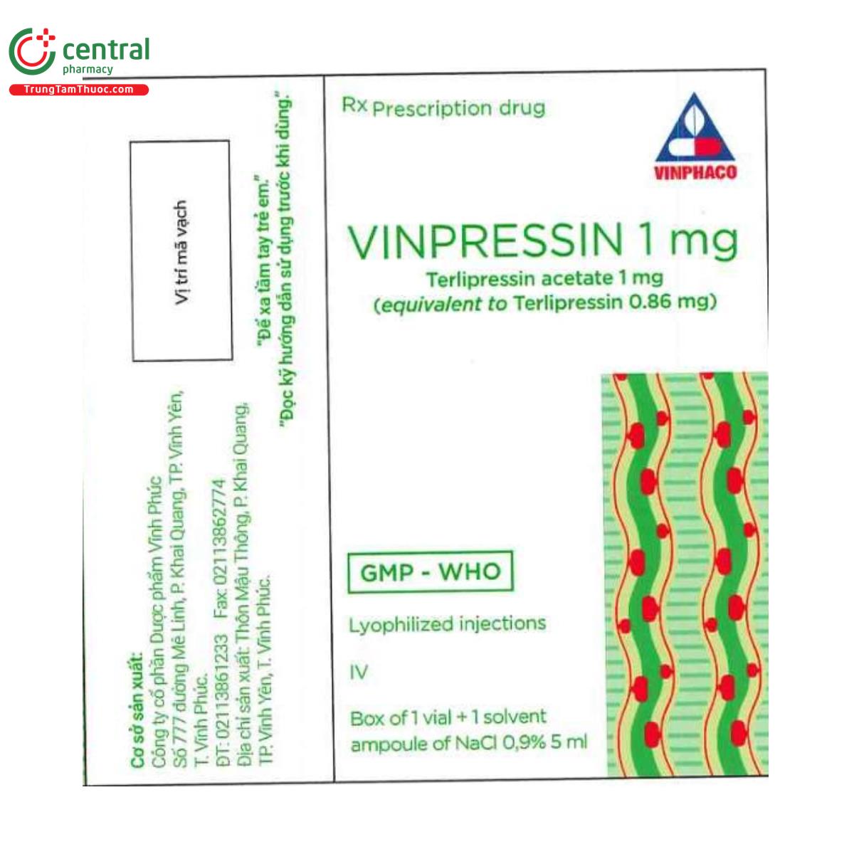 vinpressin 1mg 4 C0833 vinpressin 1mg 4 C0833