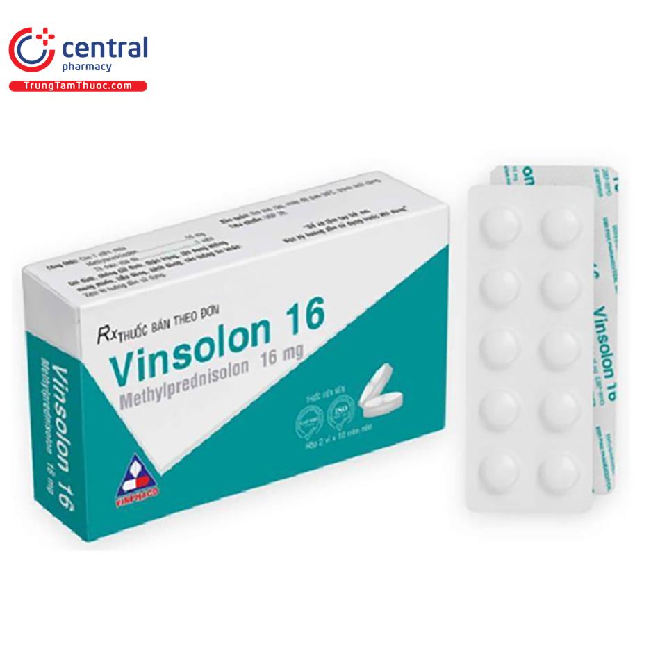 [CHÍNH HÃNG] Thuốc chống viêm Vinsolon 16 giúp giảm sưng đau hiệu quả
