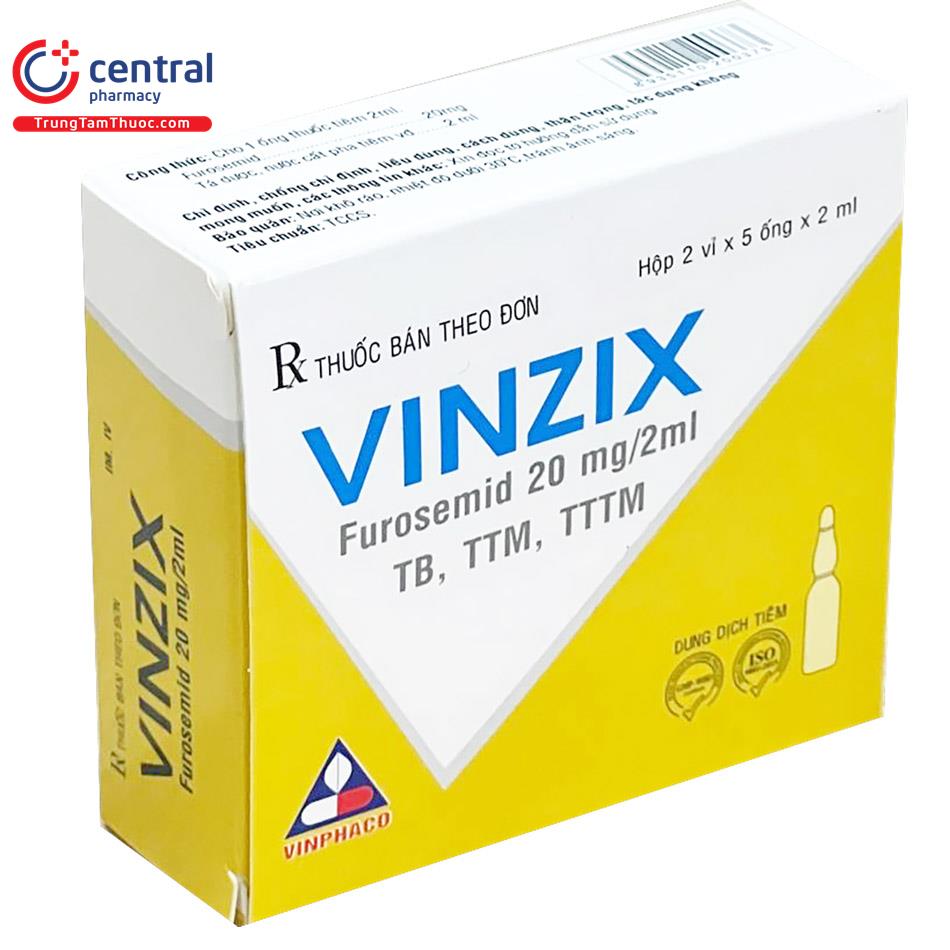 Vinzix Tiêm Tĩnh Mạch: Tác Dụng, Liều Dùng, và Hướng Dẫn Sử Dụng