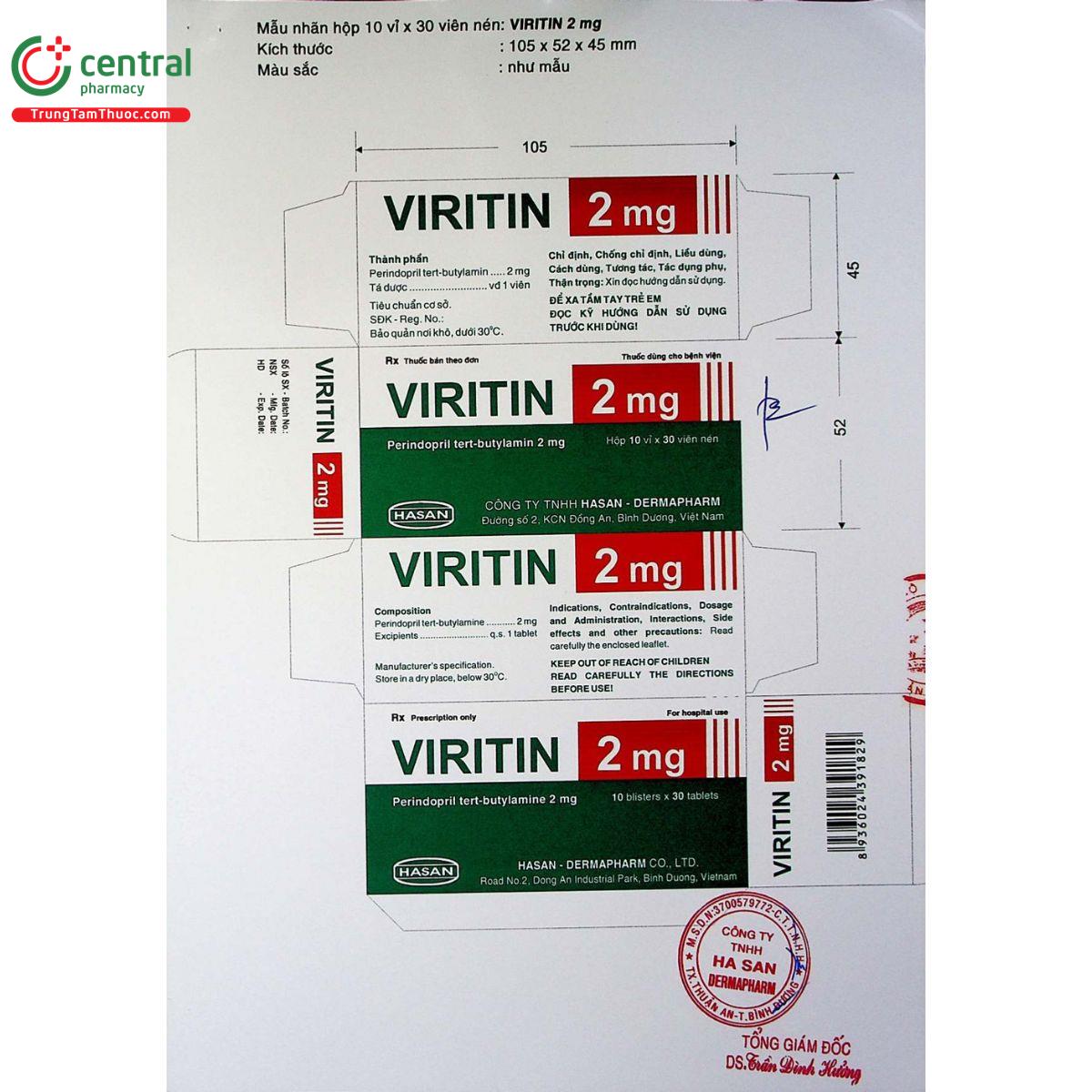 viritin 2mg 4 H3063 viritin 2mg 4 H3063