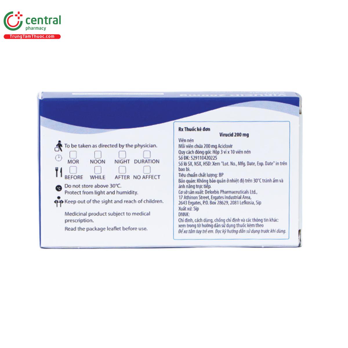 virucid 200mg 4 P6676 virucid 200mg 4 P6676