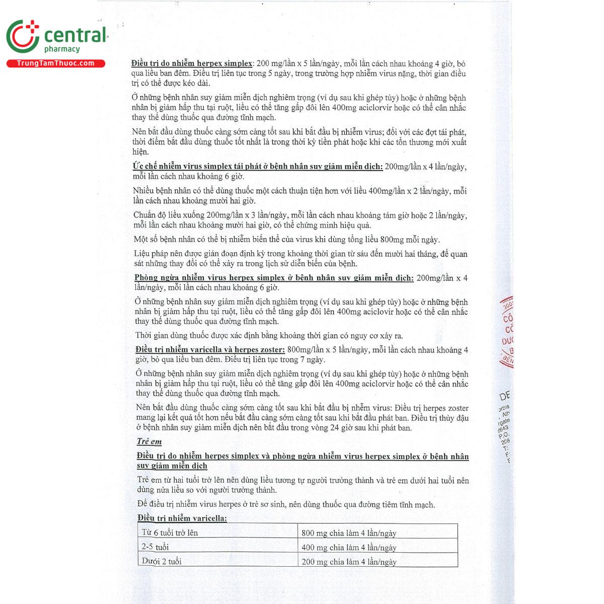 virucid 400mg 3 O5310