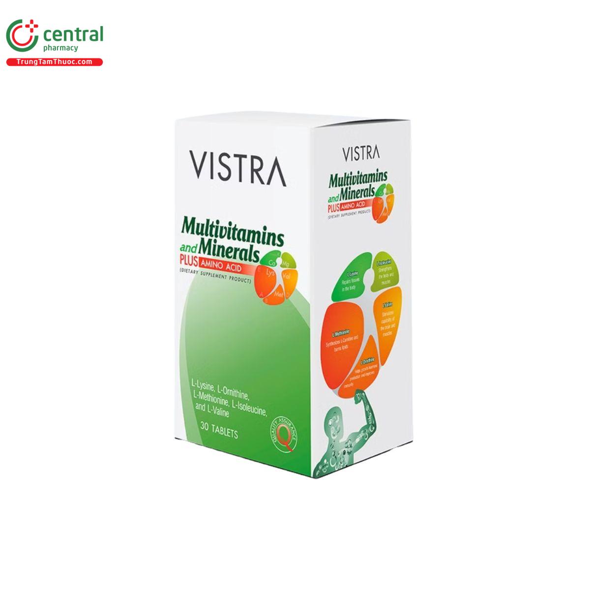 vistra multivitamins and minerals plus amino acid 2 D1012 vistra multivitamins and minerals plus amino acid 2 D1012