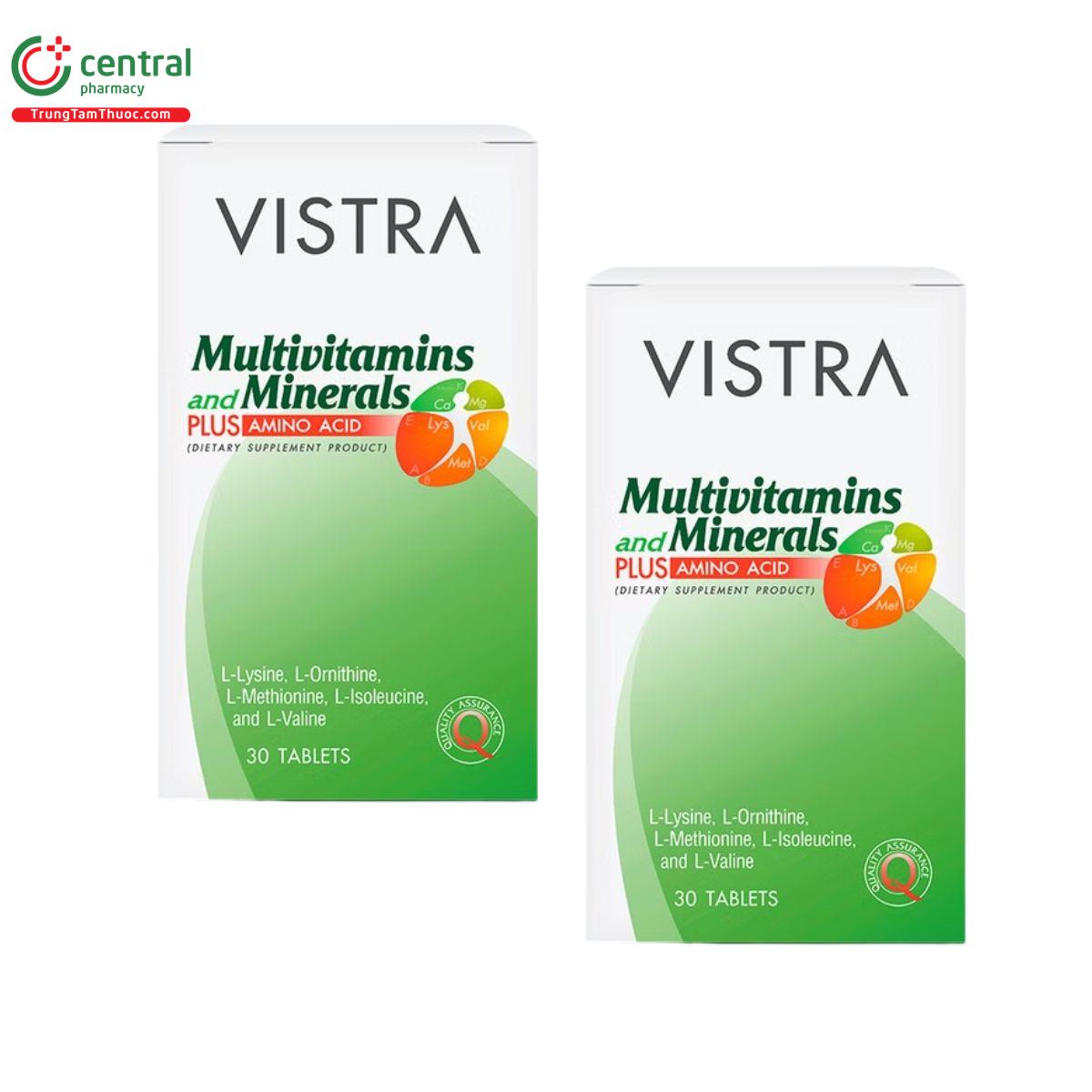vistra multivitamins and minerals plus amino acid 3 K4648 vistra multivitamins and minerals plus amino acid 3 K4648