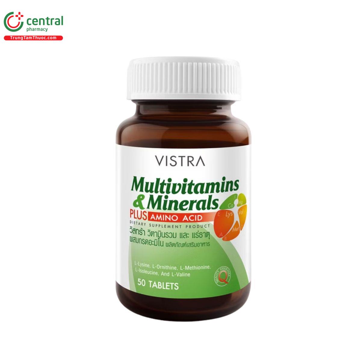 vistra multivitamins and minerals plus amino acid 5 J3646 vistra multivitamins and minerals plus amino acid 5 J3646