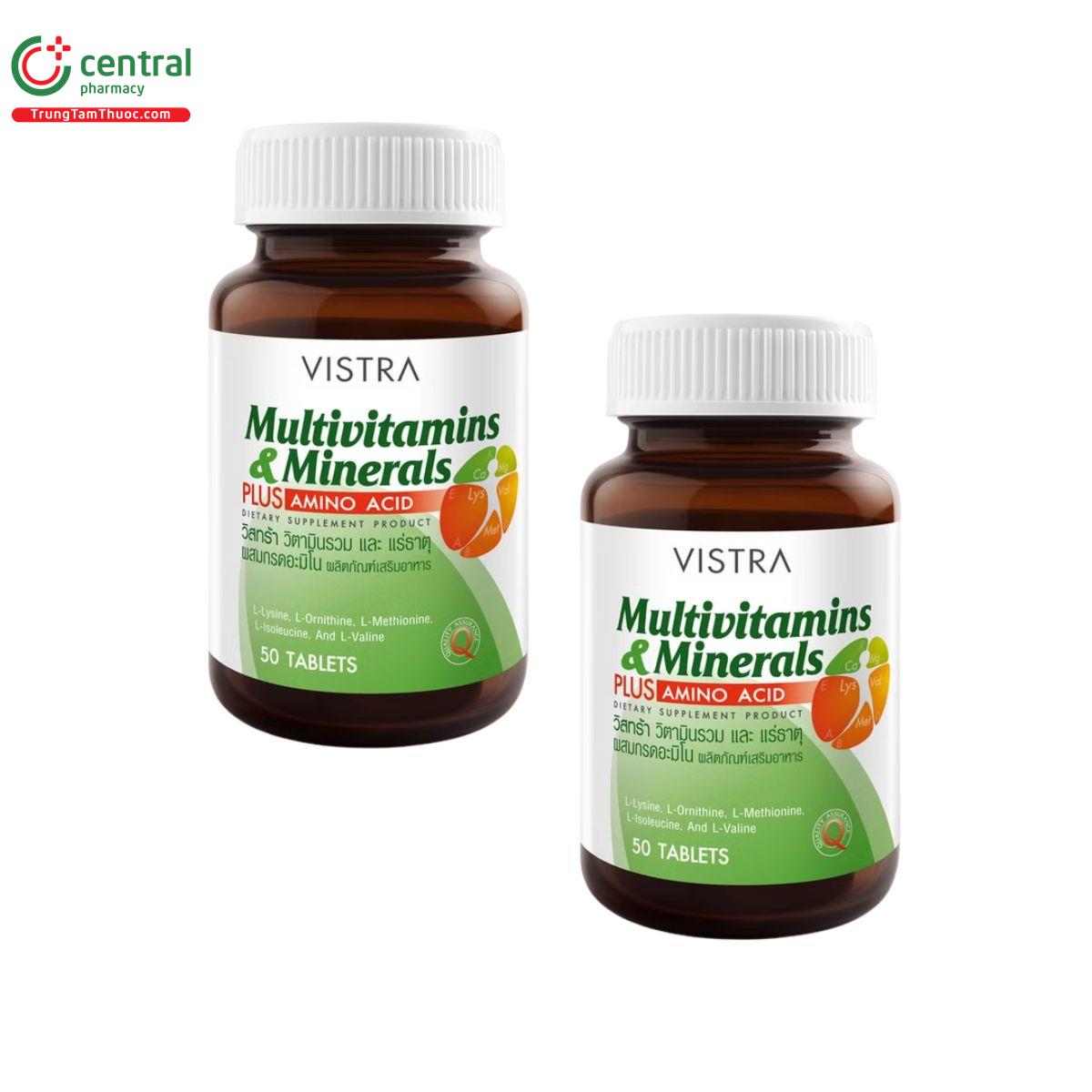 vistra multivitamins and minerals plus amino acid 6 Q6373 vistra multivitamins and minerals plus amino acid 6 Q6373