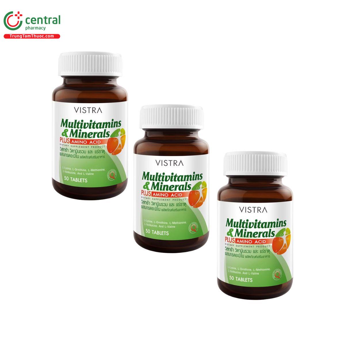 vistra multivitamins and minerals plus amino acid 7 A0120 vistra multivitamins and minerals plus amino acid 7 A0120