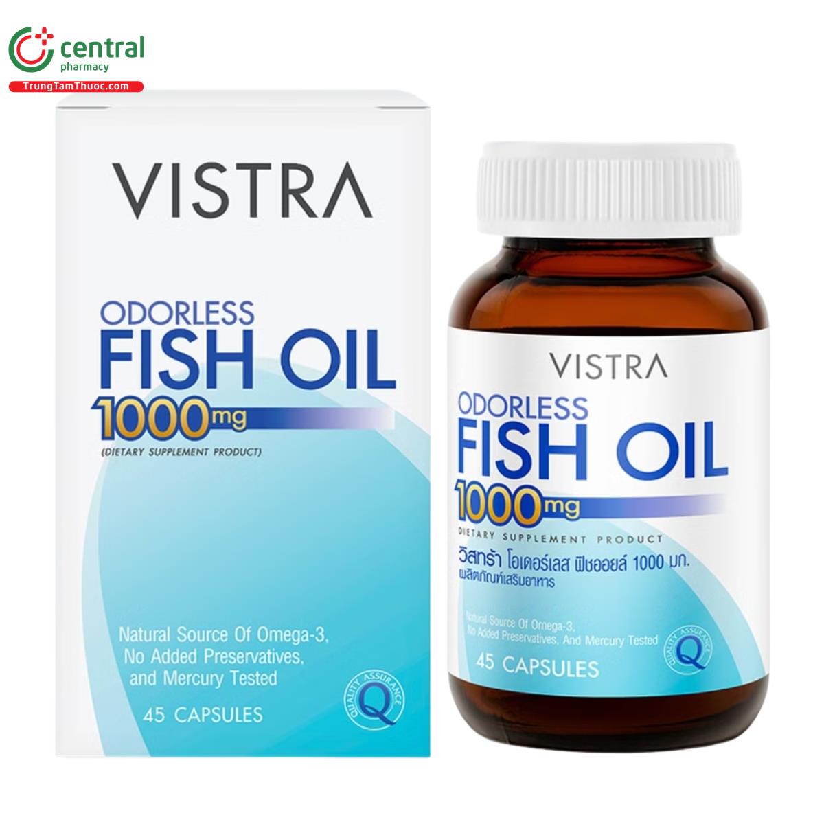 vistra odorless fish oil 1000mg 1 U8854 vistra odorless fish oil 1000mg 1 U8854