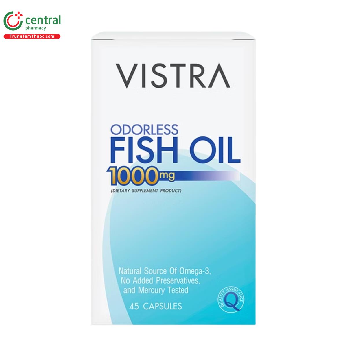 vistra odorless fish oil 1000mg 2 J3667 vistra odorless fish oil 1000mg 2 J3667