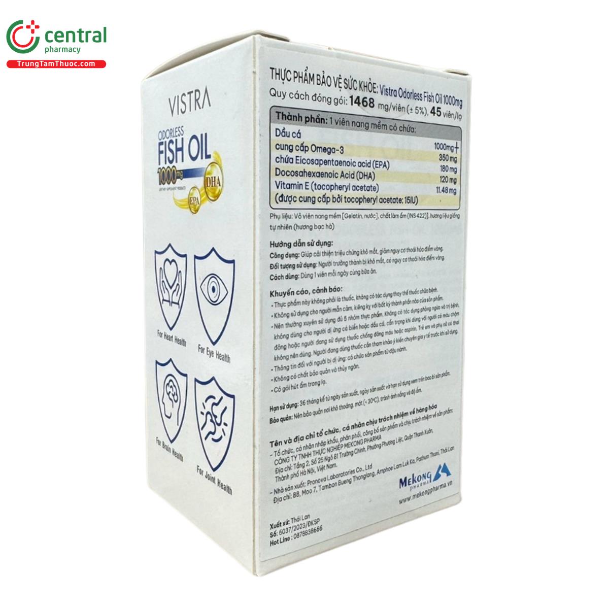 vistra odorless fish oil 1000mg 5 J4247 vistra odorless fish oil 1000mg 5 J4247