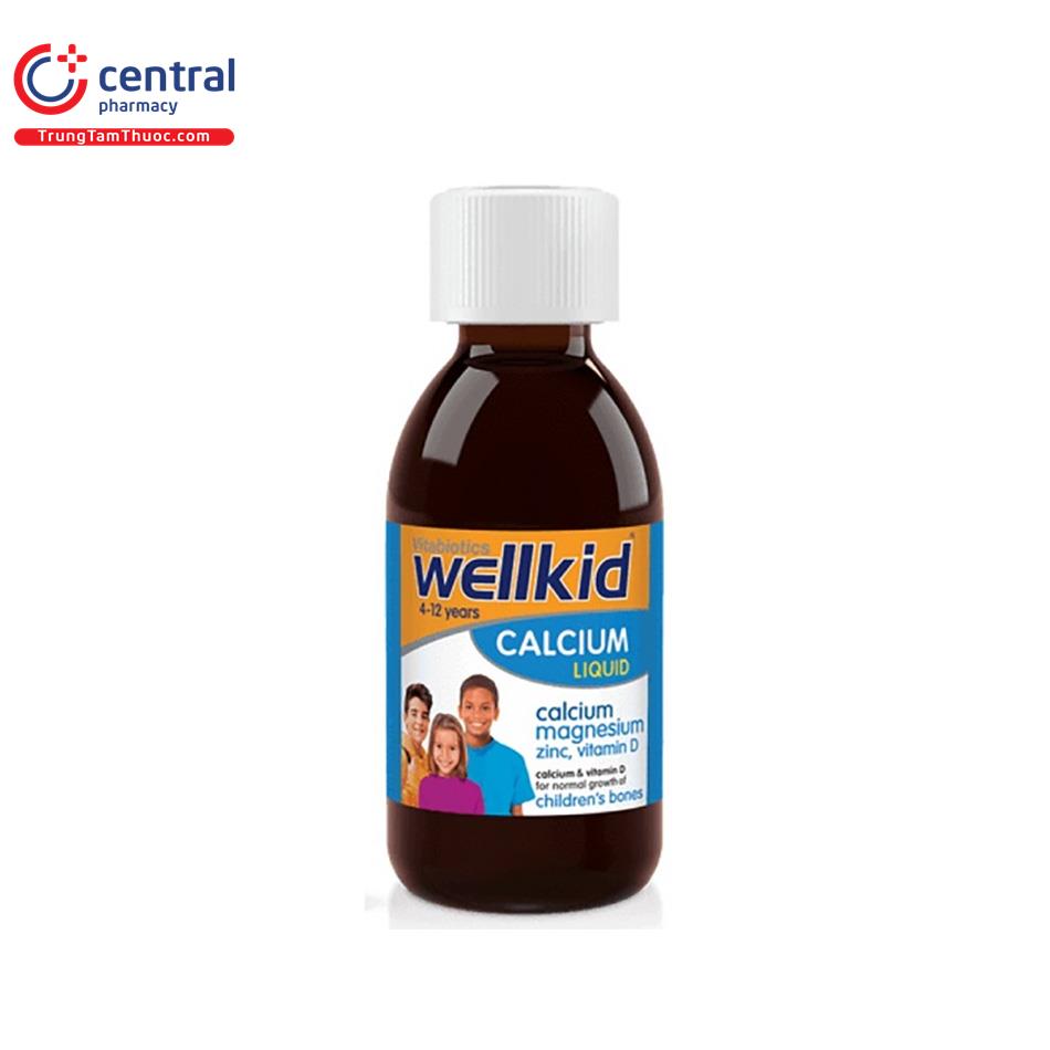 vitabiotics wellkid calcium liquid 8 U8481