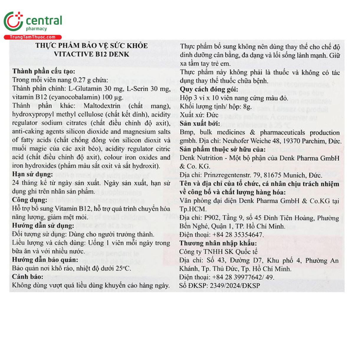 vitactive b12 denk 10 R7763 vitactive b12 denk 10 R7763