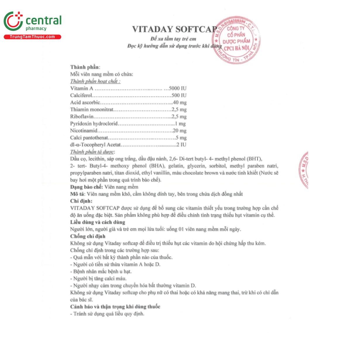 vitaday softcap 3 M5246