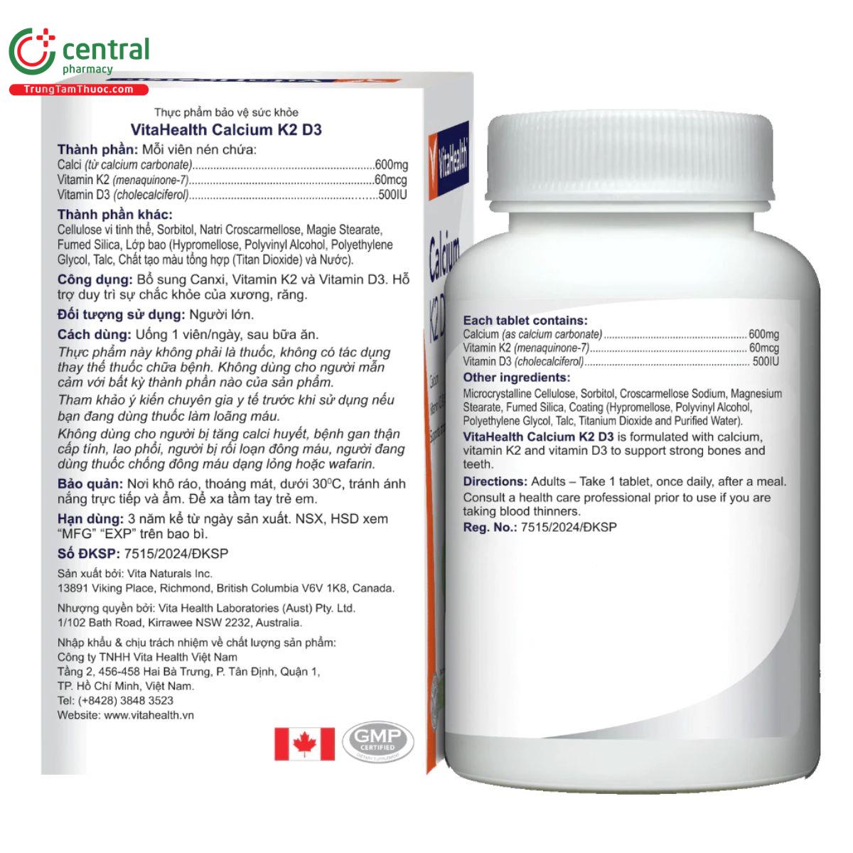 vitahealth calcium k2 d3 3 P6733