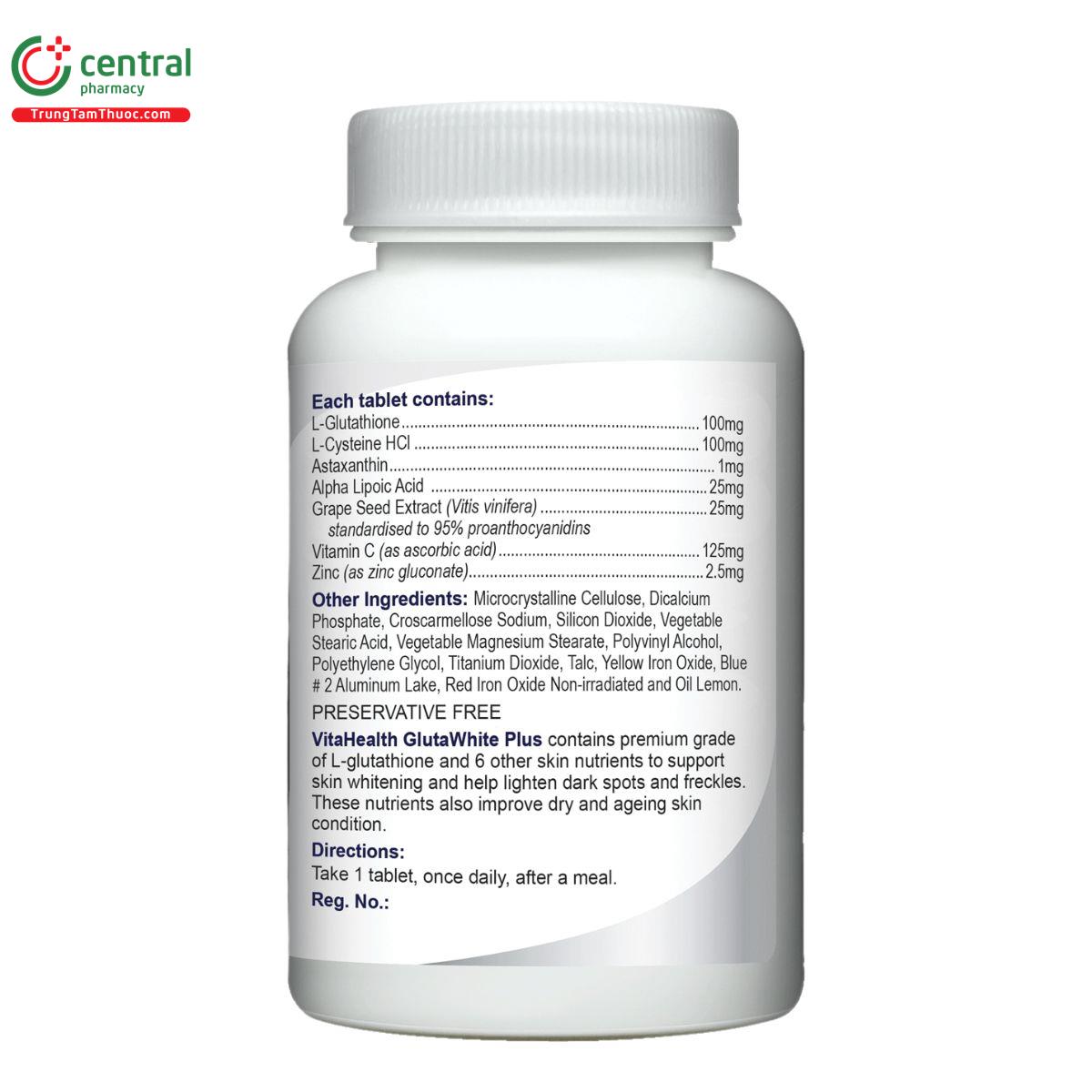 vitahealth glutawhite plus 6 B0888