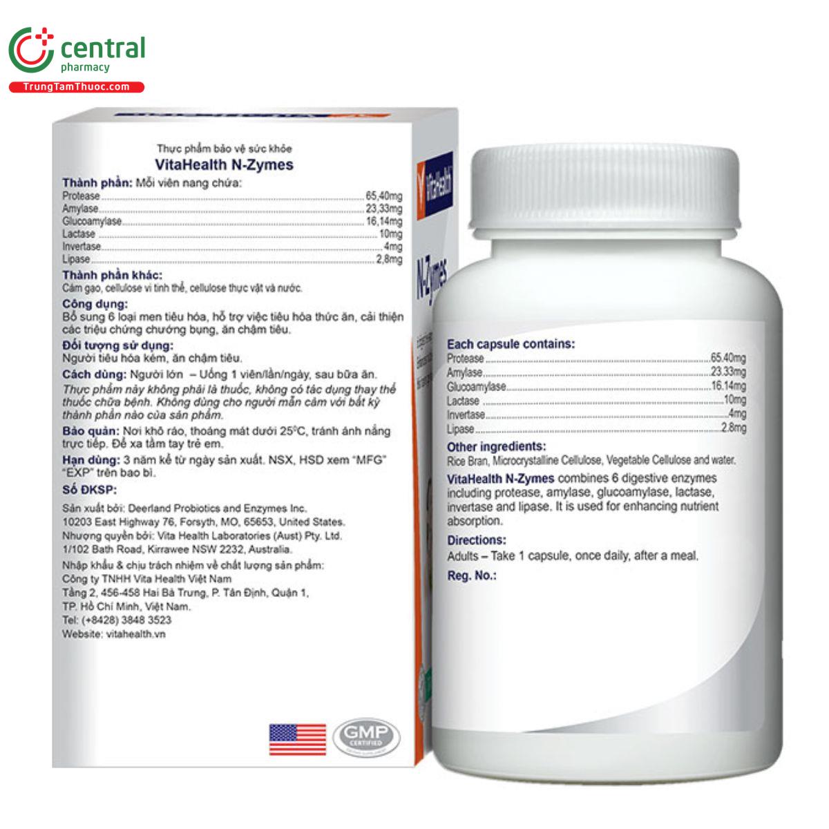 vitahealth n zymes 3 J3071