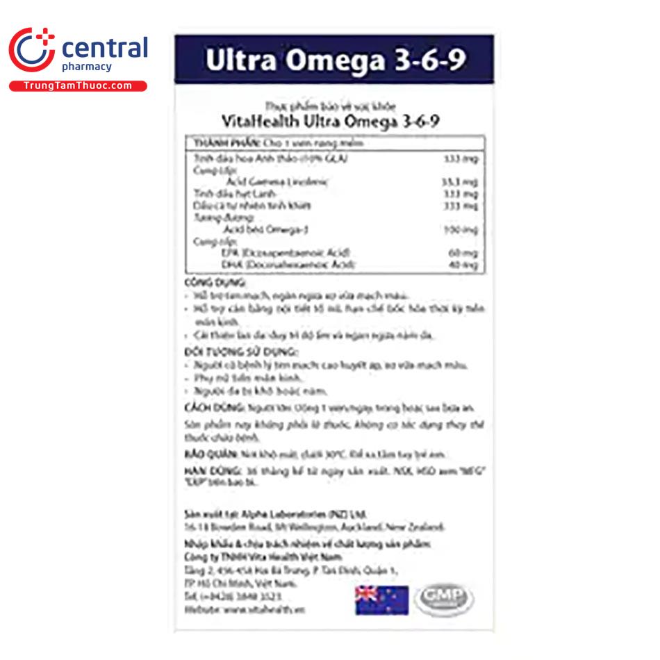 vitahealth ultra omega 3 6 9 5 U8203