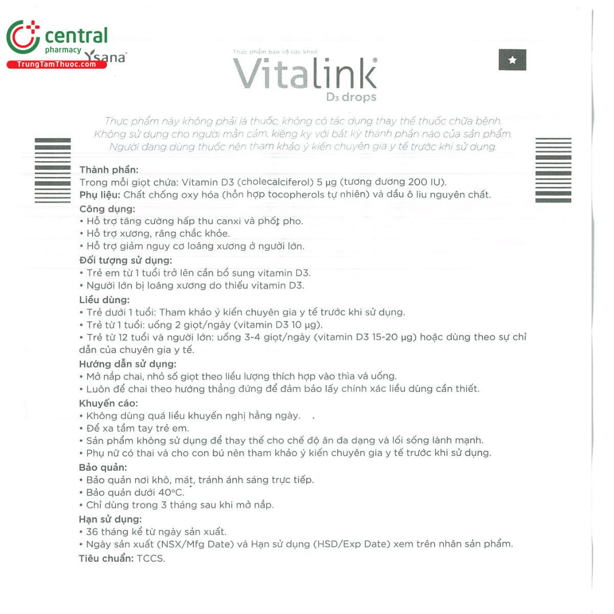 vitalink d3 drop 7 V8784 vitalink d3 drop 7 V8784