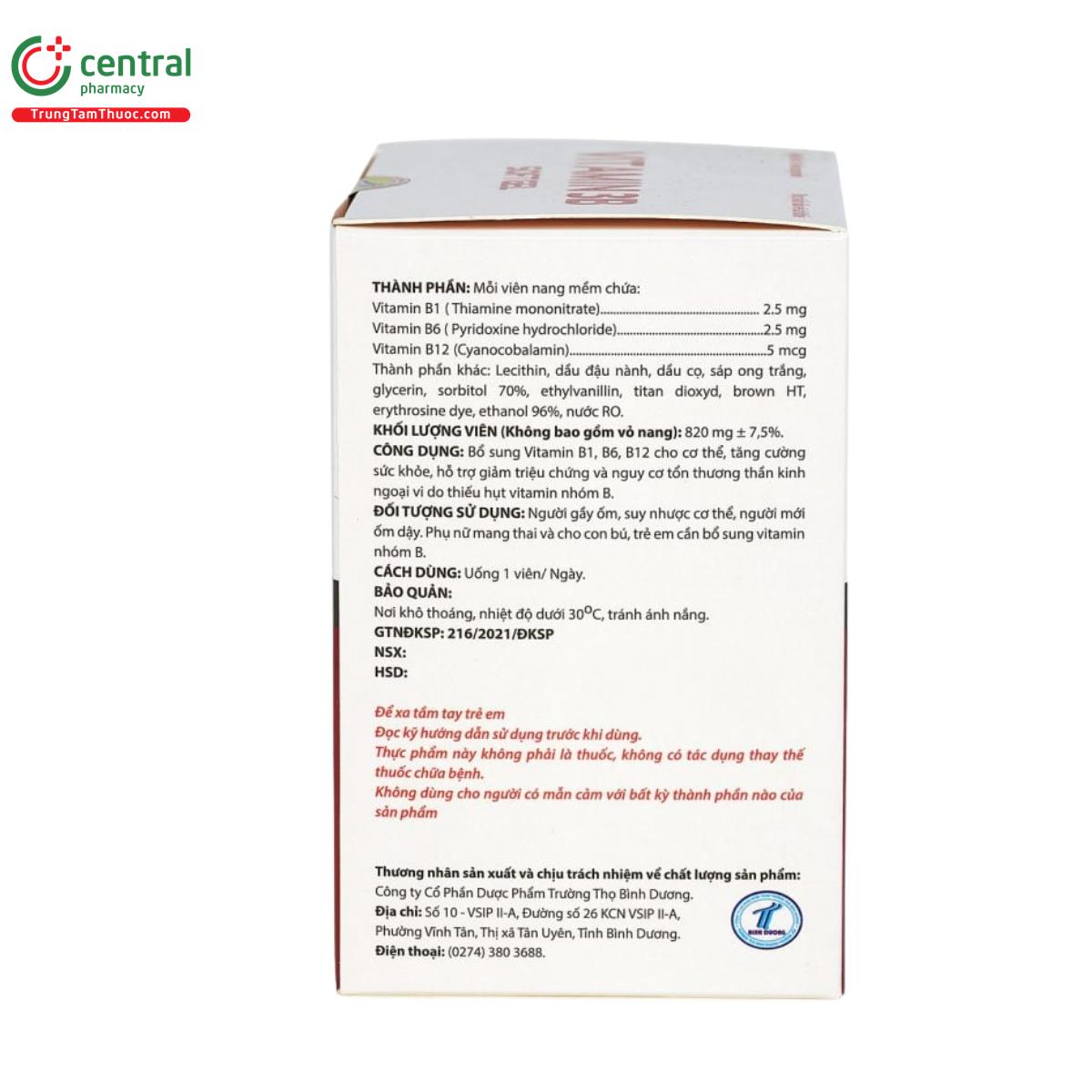 vitamin 3b softgel 5 J3670