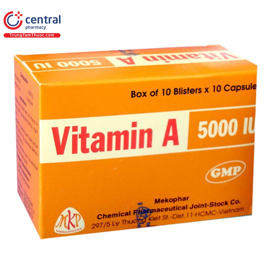Thuốc Vitamin A 5000 IU Mekophar cung cấp vitamin A cho cơ thể