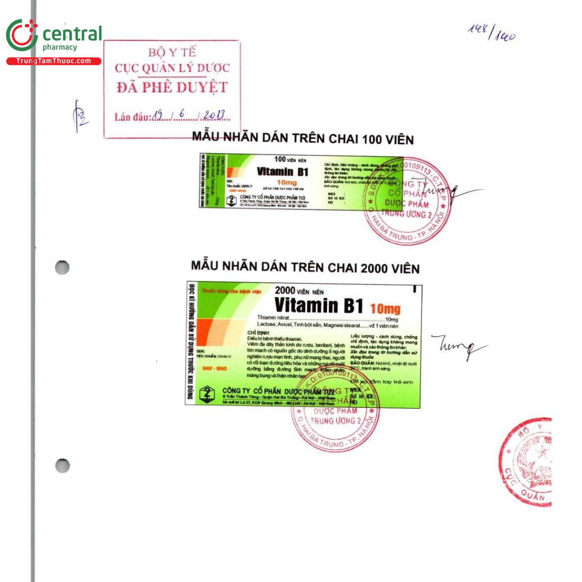 vitamin b1 10 mg dopharma 2 L4736