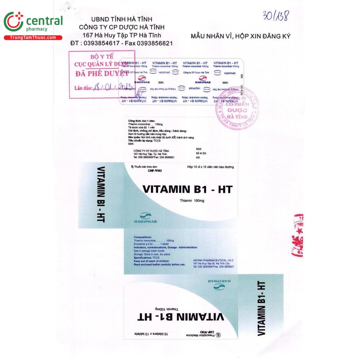 vitamin b1 ht 6 G2053
