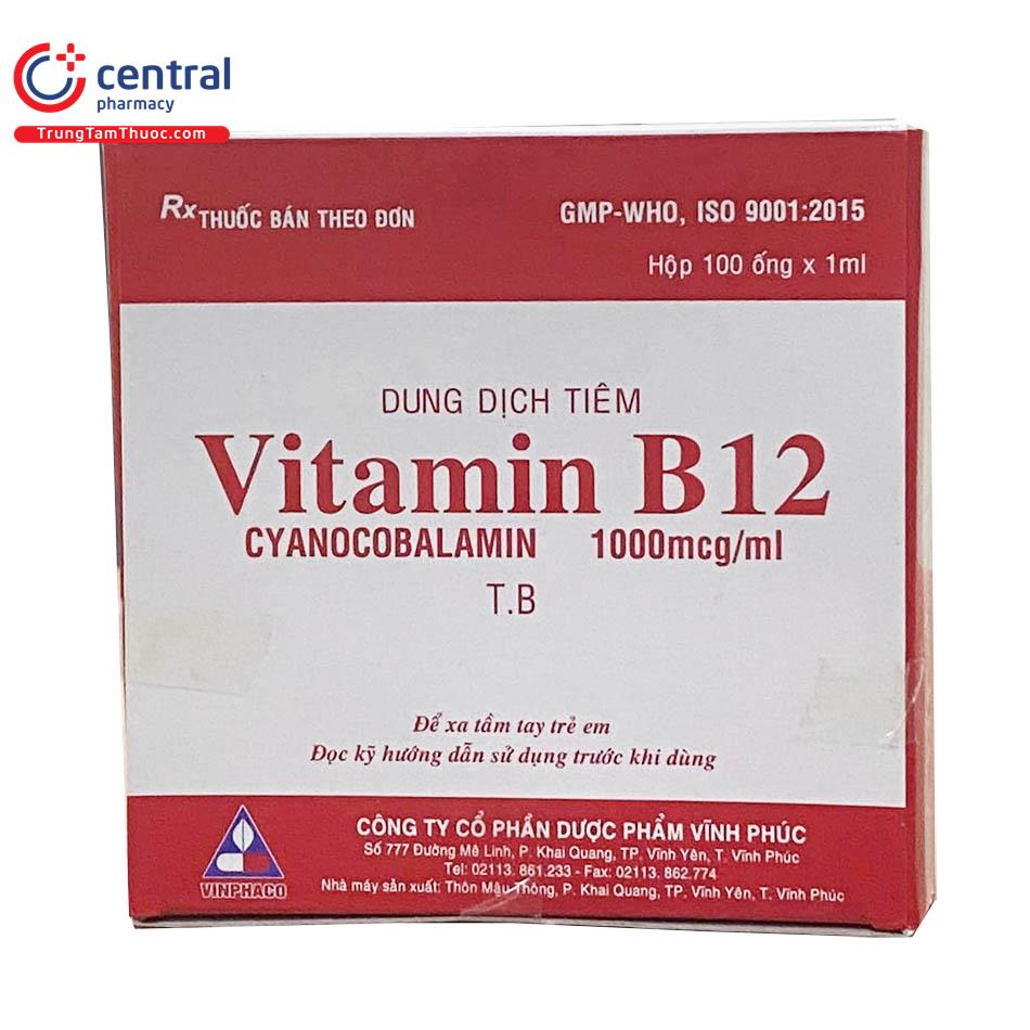 Liều lượng và cách sử dụng vitamin B12 dạng tiêm