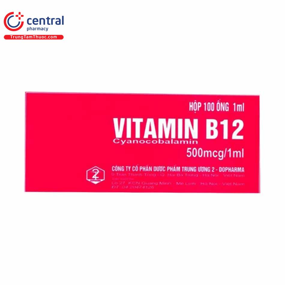 vitamin b12 500mcg 1ml 2 I3768