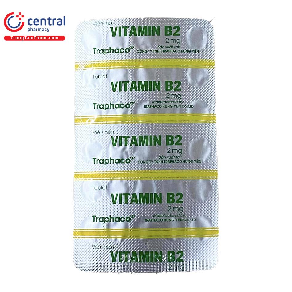 vitamin b2 2mg trapharco 10 V8633