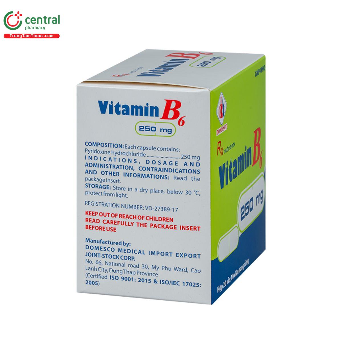 vitamin b6 250mg domesco 6 V8300