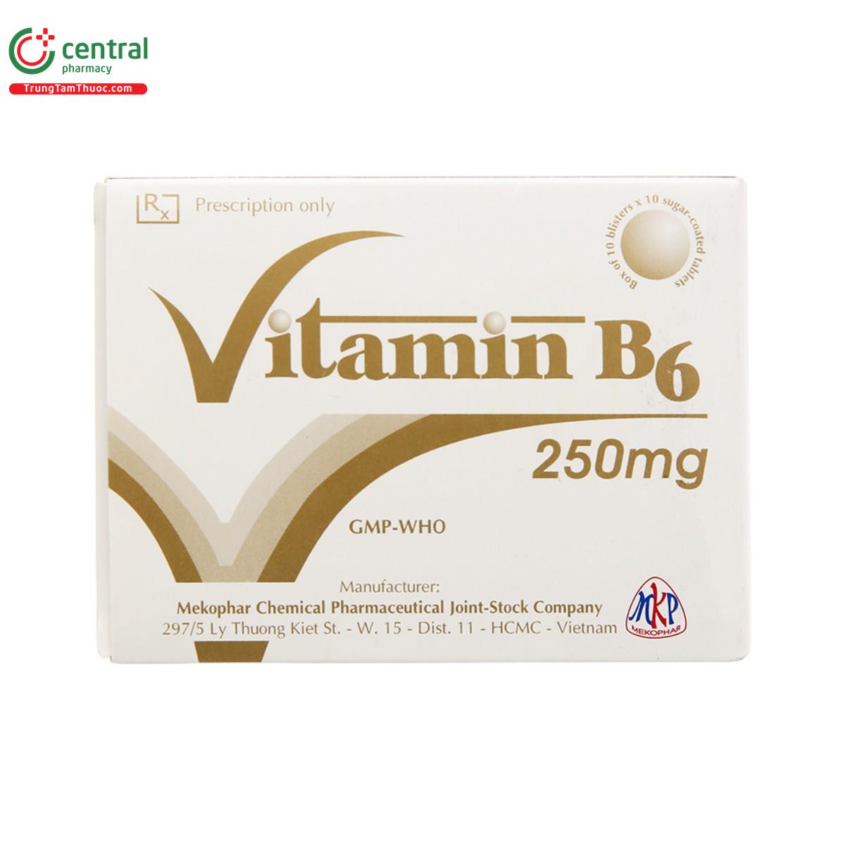 vitamin b6 250mg mekophar 4 L4115