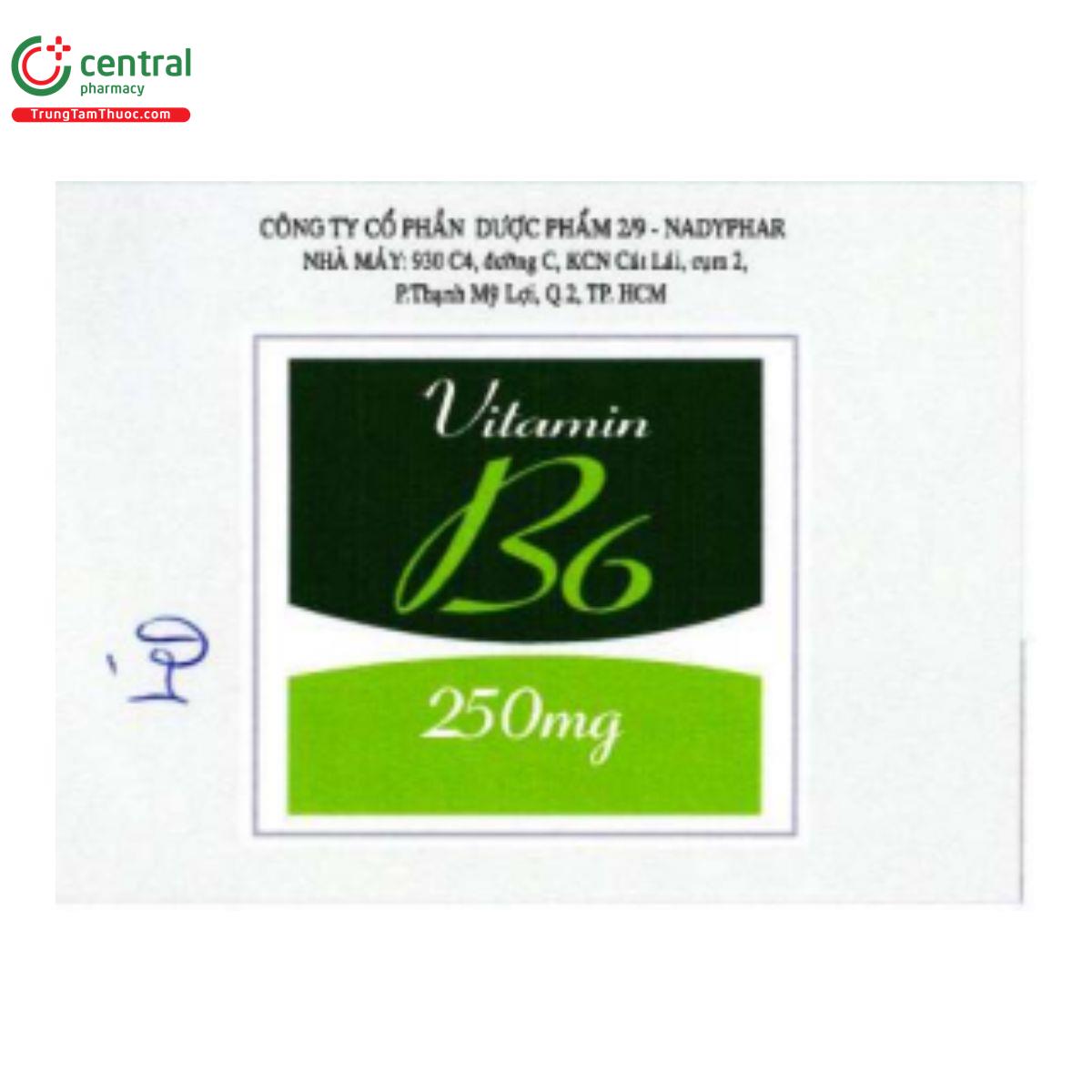vitamin b6 250mg nadyphar 4 V8515 vitamin b6 250mg nadyphar 4 V8515
