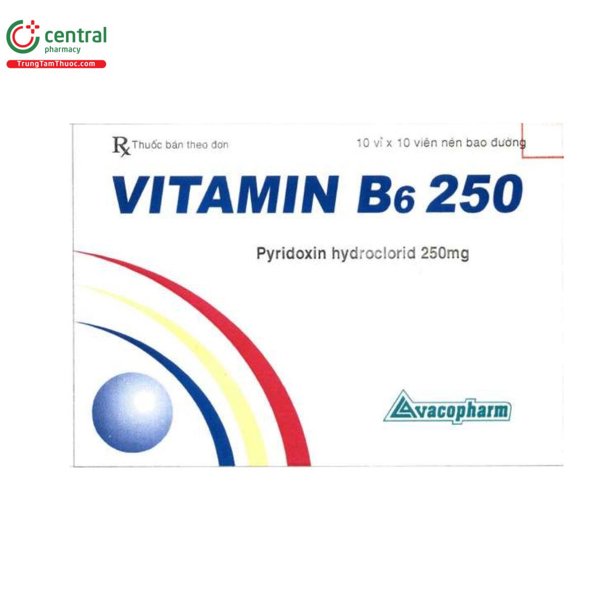 vitamin b6 250mg vacopharm 16 A0327 vitamin b6 250mg vacopharm 16 A0327