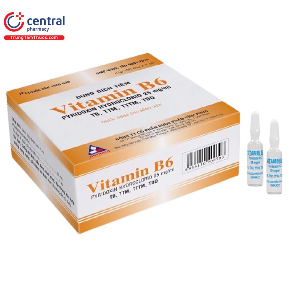 [CHÍNH HÃNG] Thuốc Vitamin B6 25mg Vinphaco trị viêm dây thần kinh