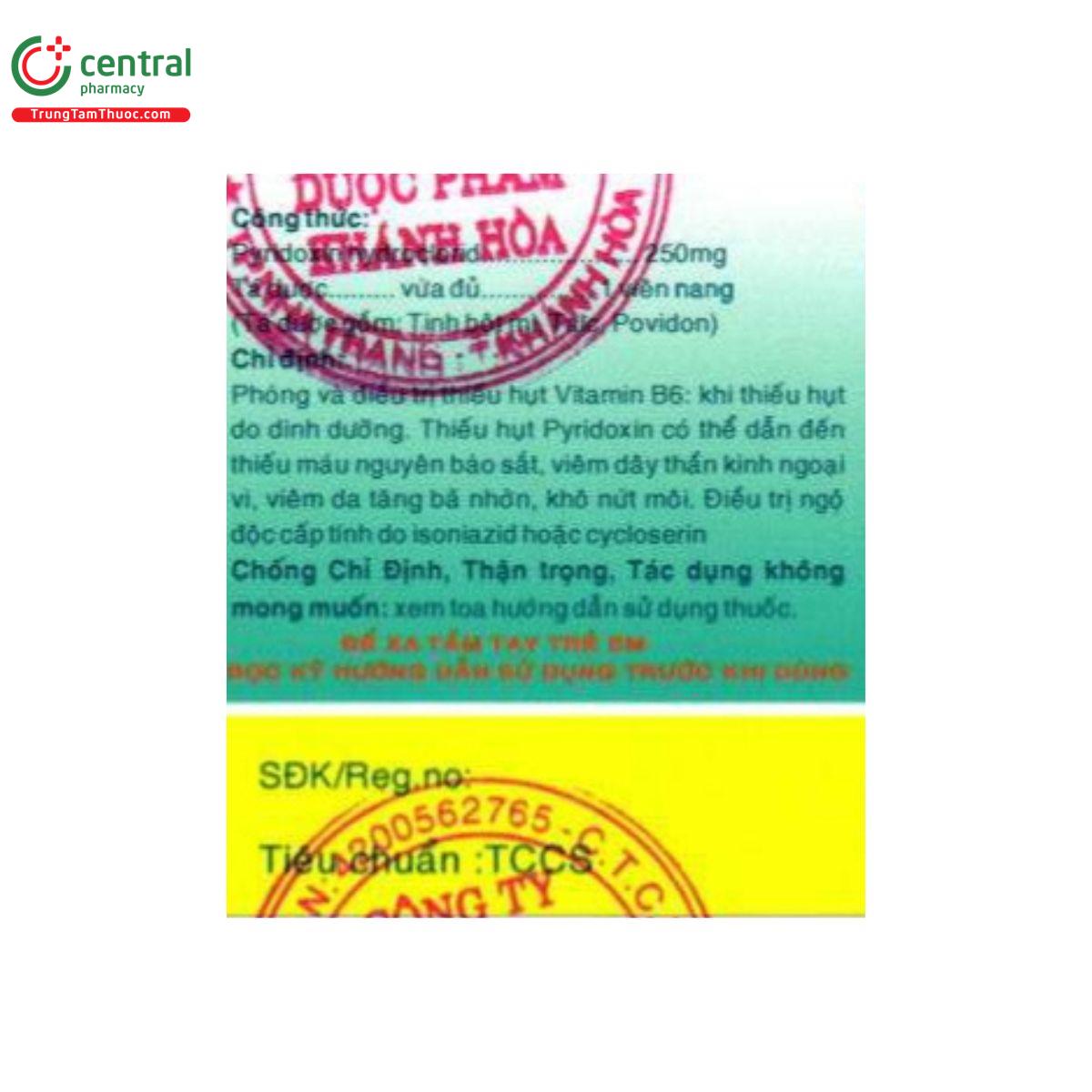 vitamin b6 khapharco 2 T8233 vitamin b6 khapharco 2 T8233