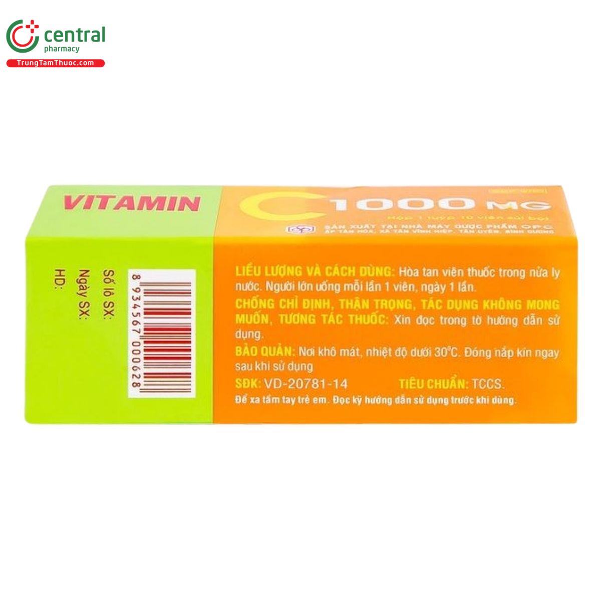 vitamin c 1000mg opc 6 K4010