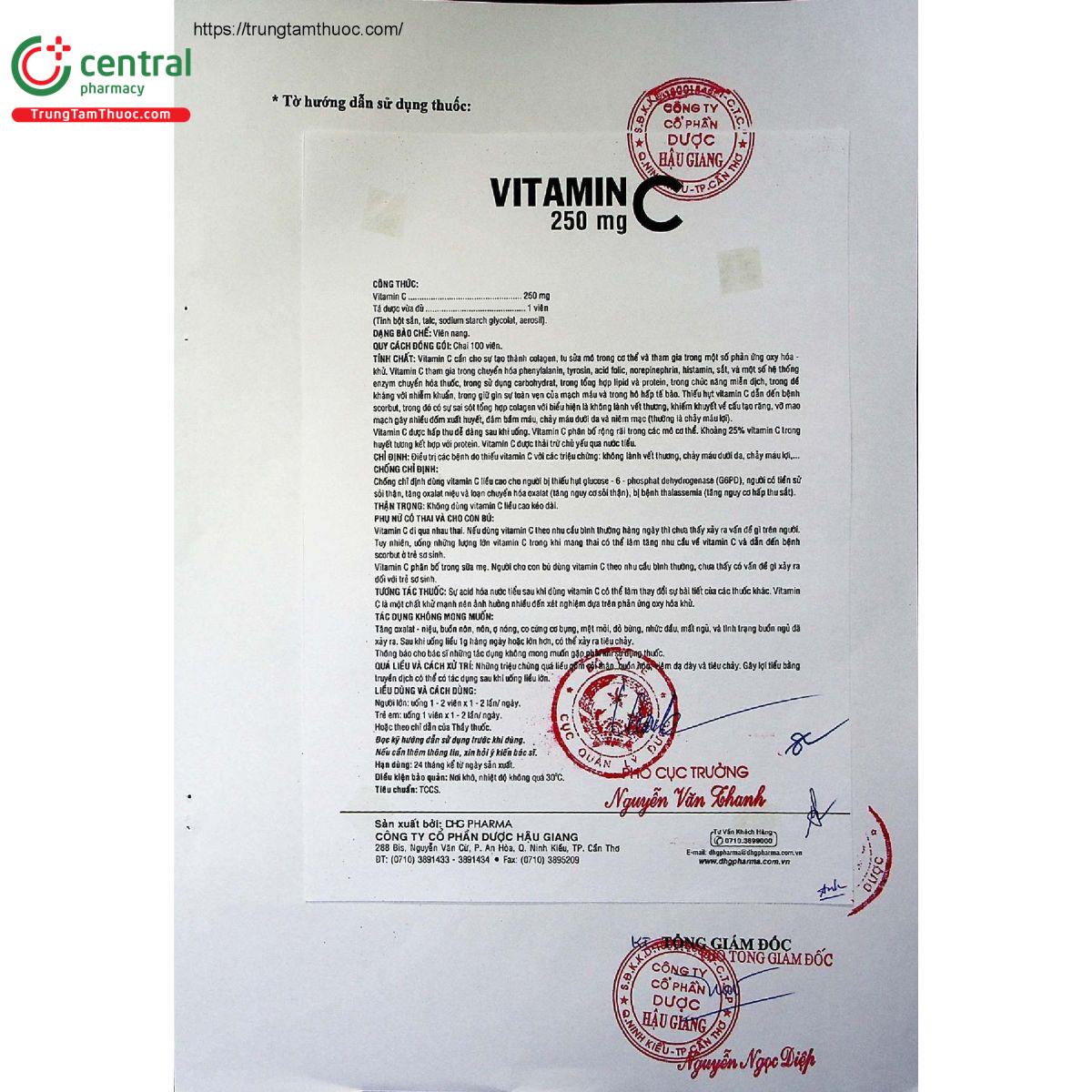 vitamin c 250mg dhg 5 E1457 vitamin c 250mg dhg 5 E1457